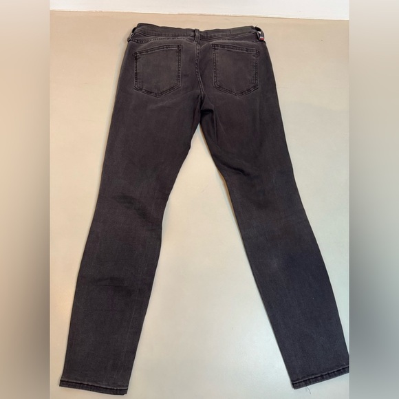 Etienne Marcel Distressed Grey Jeans w/ Red Zipper Detail – Size 29 - Picture 4 of 17